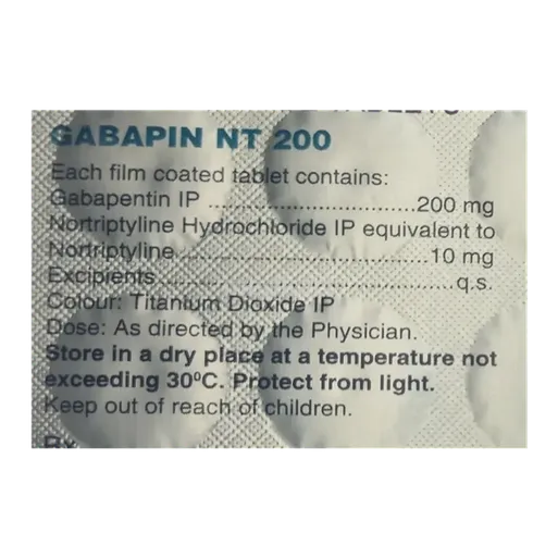 gabapin nt 200mg tablet 15's